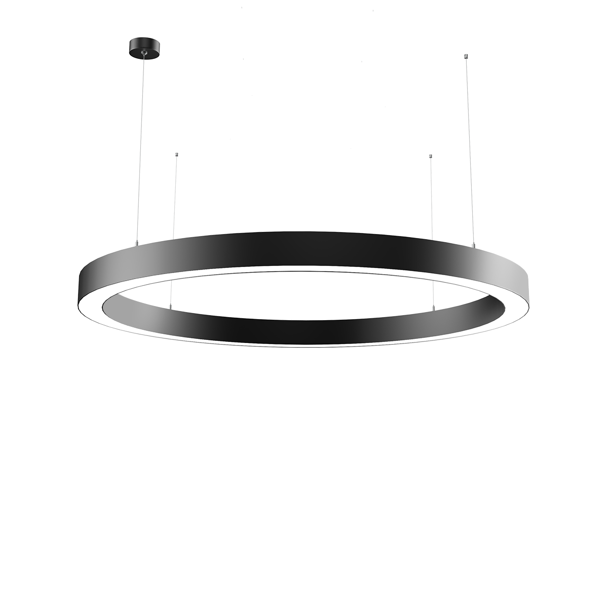 OLA Ringleuchte D1200 × B65 × H82 mm, 90 W, 115 lm/W, DALI-2 dimmbar, IP20